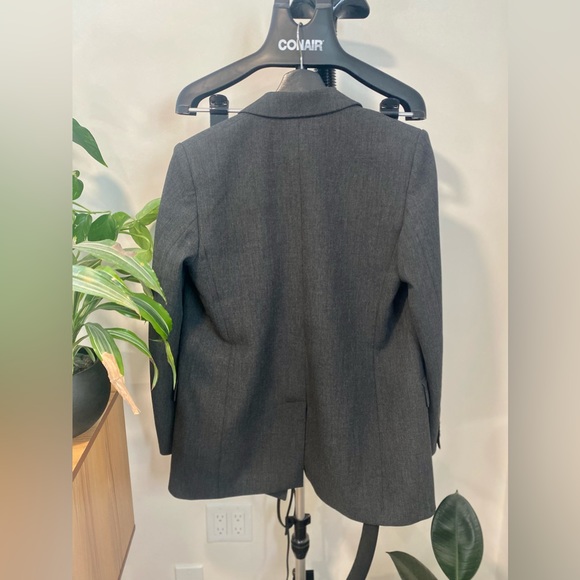 Aritzia Wilfred Margaux Blazer Grey Size 6 - Picture 6 of 8